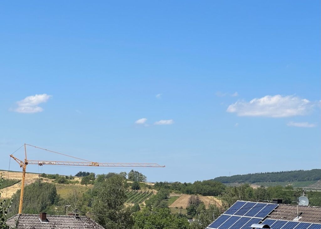 Solar Canopy Installation Over Yorkshire Stone Patios